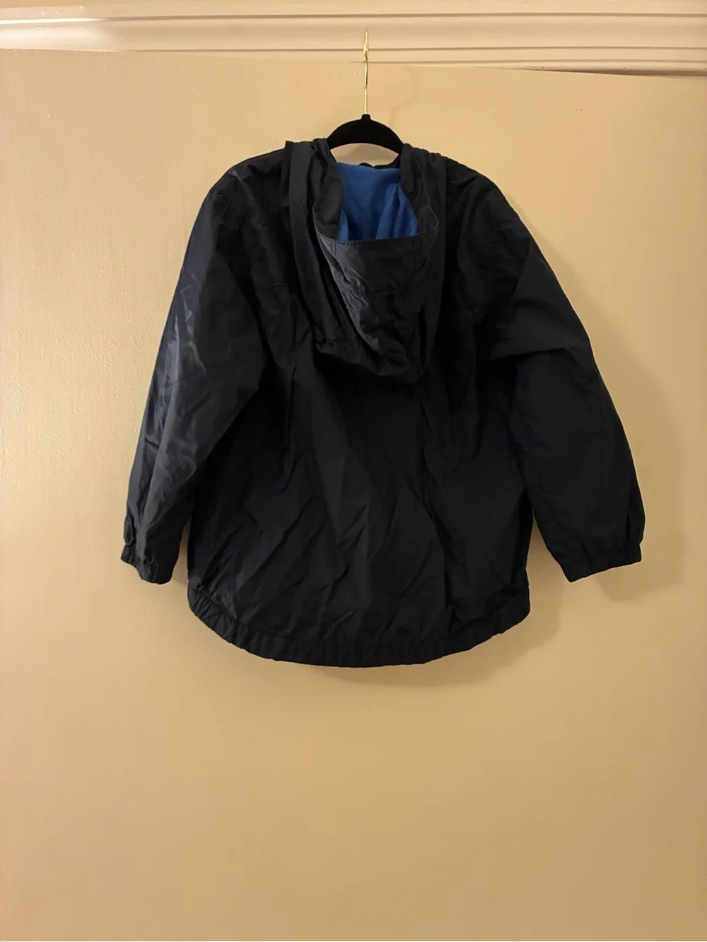 BabyGap Navy Hooded Windbreaker Jacket 4T